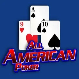 All American Poker slot visual from RTG (Reel Time Gaming) available on lottokasyno.com