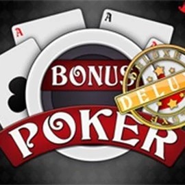 Try Bonus Poker Deluxe - 3 Hands slot by RTG (Reel Time Gaming) on lottokasyno.com – logo image