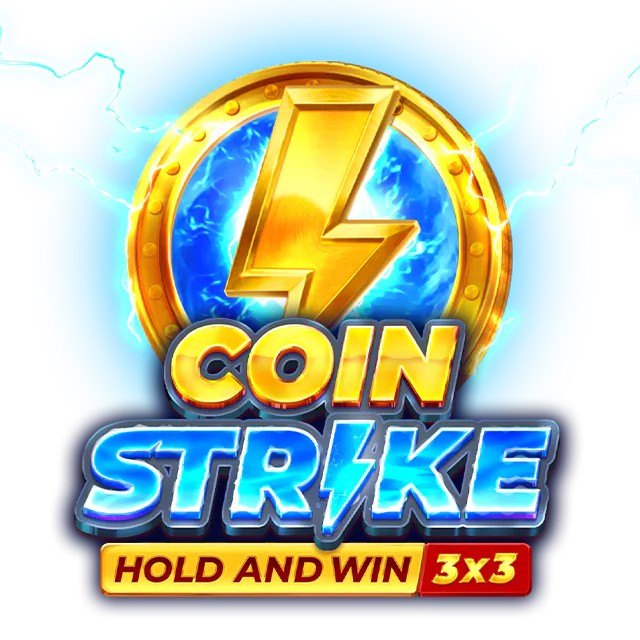 Coin Strike: Hold and Win by Playson, showcased at lottokasyno.com – game logo
