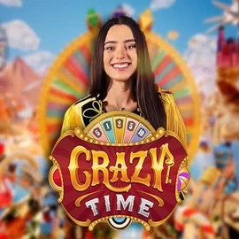 Crazy Time logo by Evolution at Lotto CasinoCrazy Time