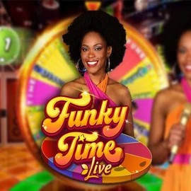 Funky Time slot visual from Evolution available on lottokasyno.com
