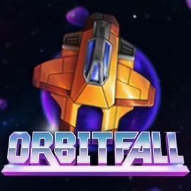 Orbitfall by ELK Studios, showcased at lottokasyno.com – game logo