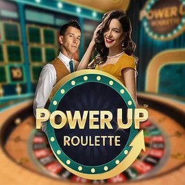 PowerUP Roulette online game logo by Pragmatic Play on lottokasyno.com