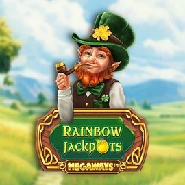 Rainbow Jackpots Megaways logo – Jackpots by Red Tiger Gaming at Lotto Casino