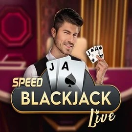 Speed Blackjack slot logo by Pragmatic Play at Lotto Casino