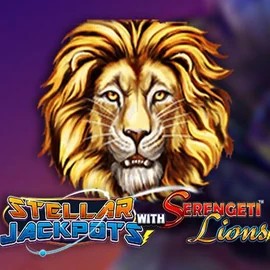 Enjoy Stellar Jackpots with Serengeti Lions by Lightning Box Game – logo hosted on lottokasyno.com